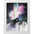 thumbnail image 1 of Wickstrom, Martin 11x14 White Modern Wood Framed Museum Art Print Titled - Starruption Galaxy Landscape, 1 of 4