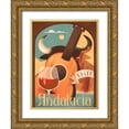 thumbnail image 1 of Wickstrom, Martin 12x14 Gold Ornate Wood Framed with Double Matting Museum Art Print Titled - Visit Andalucia, 1 of 4