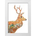 thumbnail image 1 of Wickstrom, Martin 13x18 White Modern Wood Framed Museum Art Print Titled - Spirit of the Forest Deer Landscape, 1 of 4