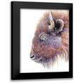 thumbnail image 1 of Wickstrom, Martin 15x18 Black Modern Framed Museum Art Print Titled - Spirit of the West Buffalo, 1 of 5