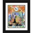 thumbnail image 1 of Wickstrom, Martin 19x24 Black Ornate Wood Framed with Double Matting Museum Art Print Titled - Autumn Witch, 1 of 4