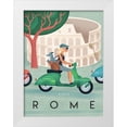 thumbnail image 1 of Wickstrom, Martin 25x32 White Modern Wood Framed Museum Art Print Titled - Rome, 1 of 4