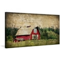 thumbnail image 1 of "Widbey's Barn III" Painting Print on Wrapped Canvas, 1 of 7