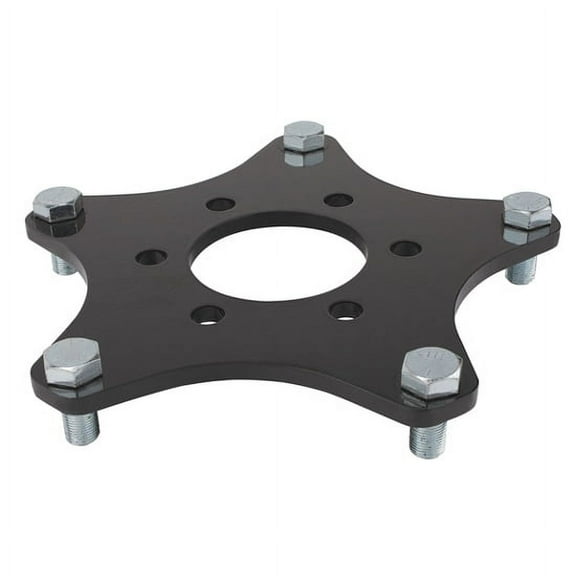 Speedway Motors Wide 5 Wheel Adapter to 6 Pin Sprint Car Hub Pattern 3/8 Inch Steel with 5/8 UNF Studs Adapts Early Modified Wheels Universal Fit