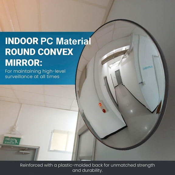 Wide Angle Convex Mirror Traffic Safety Driveway Street Parking Corner Mirror
