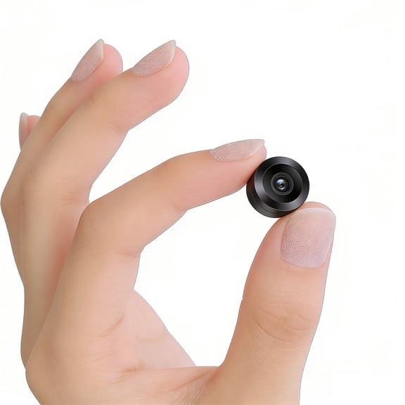 Wide Angle Lens Security Camera, 4K Mini WiFi Cam with Night Vision, 250 View, Motion Detection for Full-Room Coverage