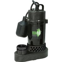 Eco-Flo Wide Angle Switch Thermoplastic Submersible Sump Pump