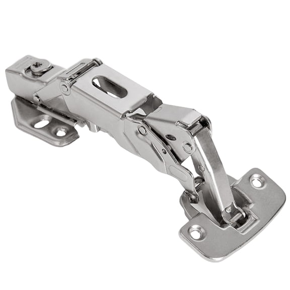 Wide Angles Soft Close Cabinet Hinges 165 Degree 0 Protrusion Quick Install Door Hinges with Mounting Plate for House