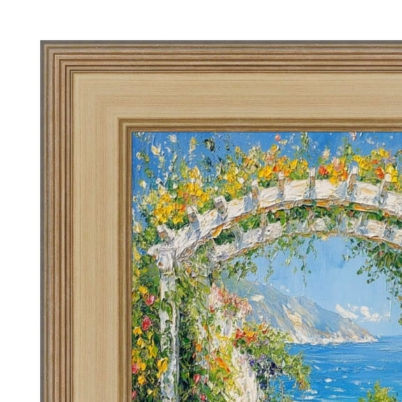 Wide Antique Silver Gold Wash Picture Frame 30x40 frame