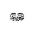 thumbnail image 1 of Wide Band 925 Sterling Silver Toe Ring, 1 of 3