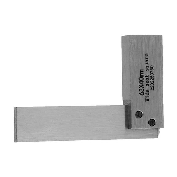 Wide Base Square L-Type Measuring Tool 90 Degree Right Angles Mechanical Steel Angles Ruler Wide Seats Square