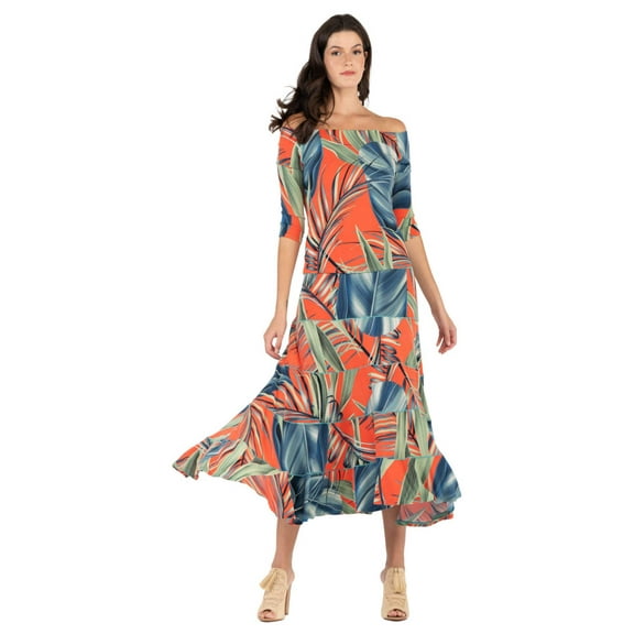 Wide Bateau 3/4 Sleeve Top