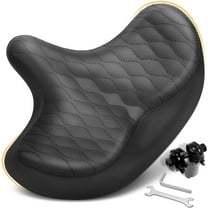 Wide Bicycle Seats for Comfort Men & Women, Oversized & Extra Soft Padded Bike Seat Cushion, Comfortable Large Bike Saddle for Ebike, Mountain Bike, Beach Cruiser, Stationary Exercise Bike