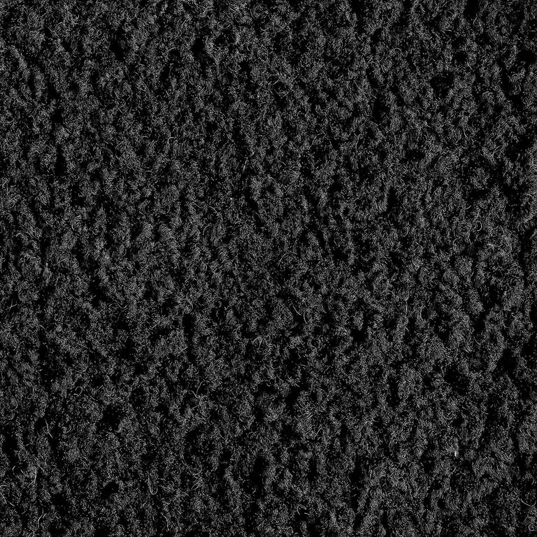 Wide Boucle Upholstery Plush Chenille Fabric Black Color By The Yard