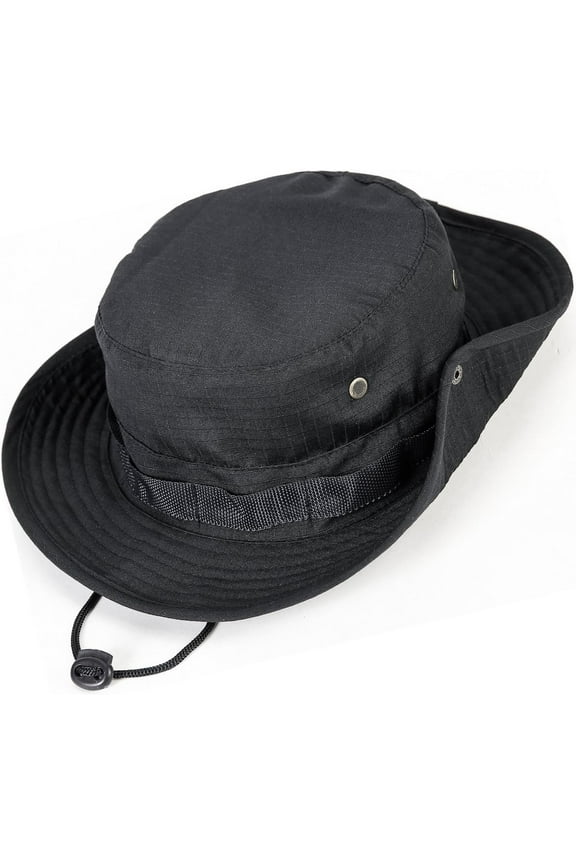 Wide Brim Boonie Hat, Men & Women Top Camo Bucket Hats for Hunting,Fishing,Beach