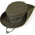 thumbnail image 1 of Wide Brim Boonie Hat, Men & Women Top Camo Bucket Hats for Safari Military Beach, 1 of 5