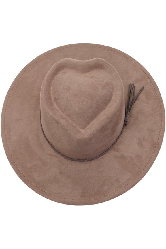 Wide Brim Fedora Hat for Men Women Big Rancher Felt Hat Boho Western Hat Flat Brim Hats