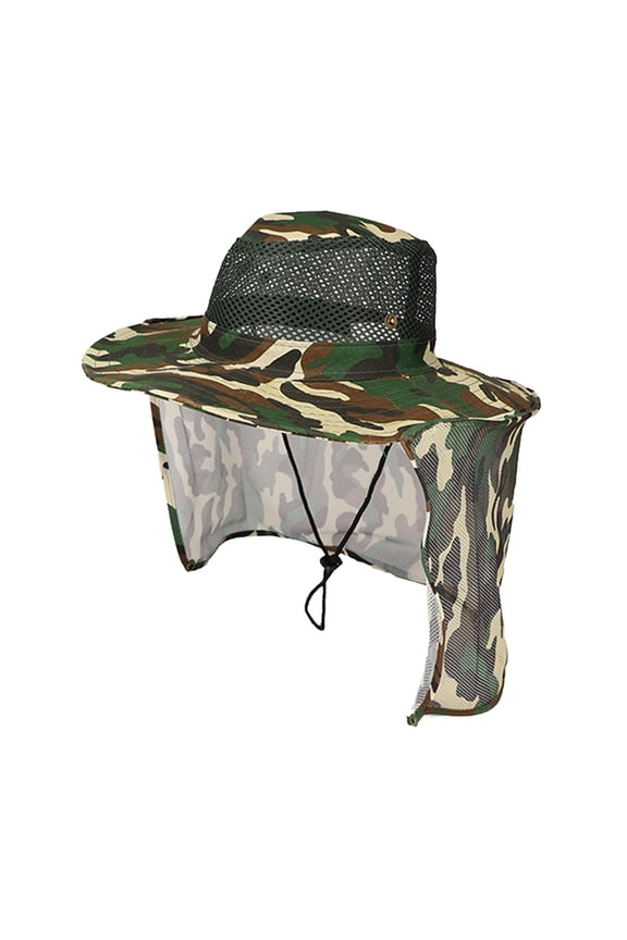 Wide Brim Hat Sun Protection Hat with Neck Flap Lightweight Beach Hat Climbing Unisex Tammin Hat Windproof Hiking Outdoor Hat Accessories ,