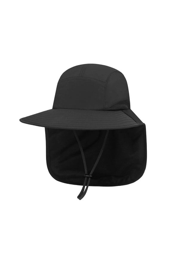 Wide Brim Hat with Neck Shade and Adjustable Headband for Outdoor Hiking Sun Cap with Wide Bill Lightweight Aluminum Design for Adults