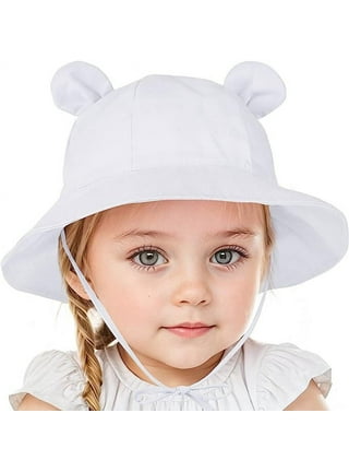 Silvercell Baby Girl Sun Hats Summer Baby Hats UPF 50+Toddler Sun Hat Infant with Wide Brim Bucket Hat 6m-8t, Infant Unisex, Size: 6 Months-3 Years