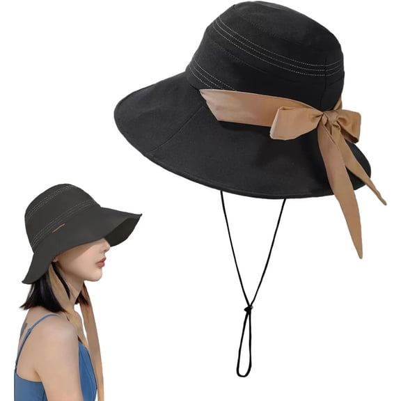 Wide Brim Hats for Woman Foldable Bucket Hats Sun Hats for Women
