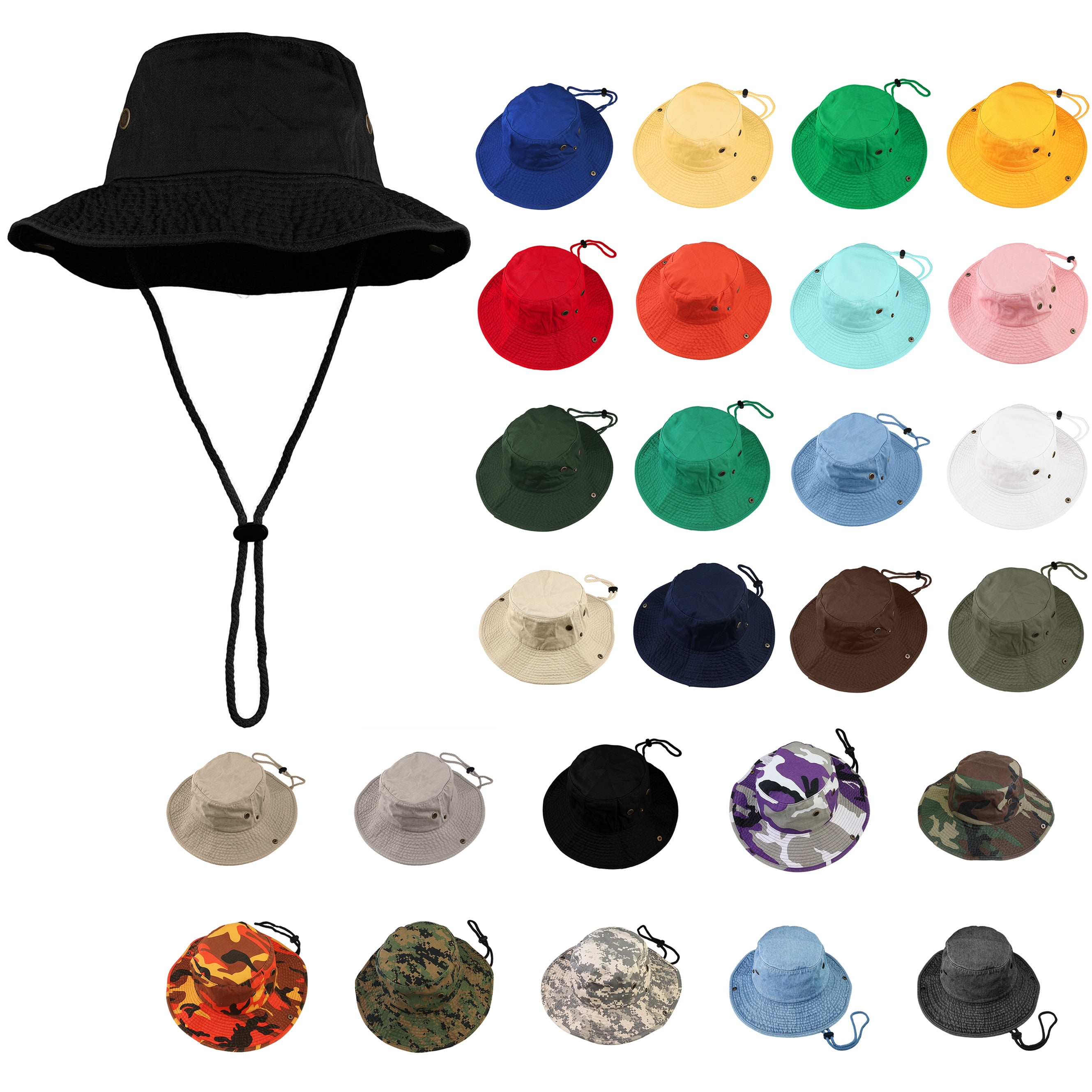 Cotton Boonie Caps, Cotton Fishing Hat, Cotton Bucket Hats, Bucket Hats  Men