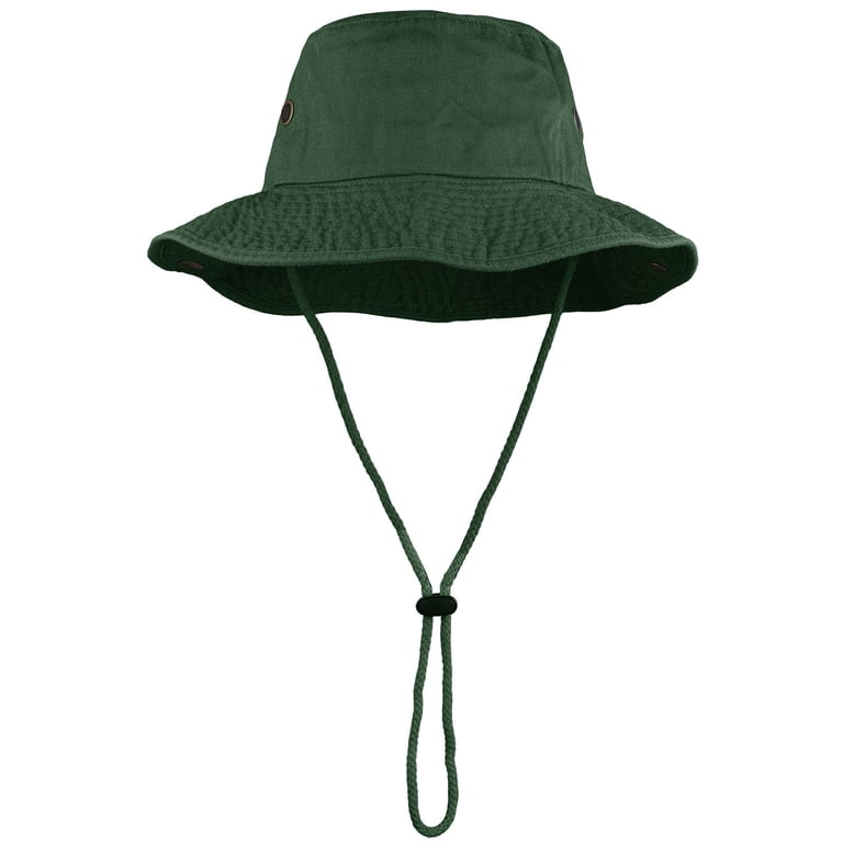 Wide Brim Hiking Fishing Safari Boonie Bucket Hats 100  display picture 2