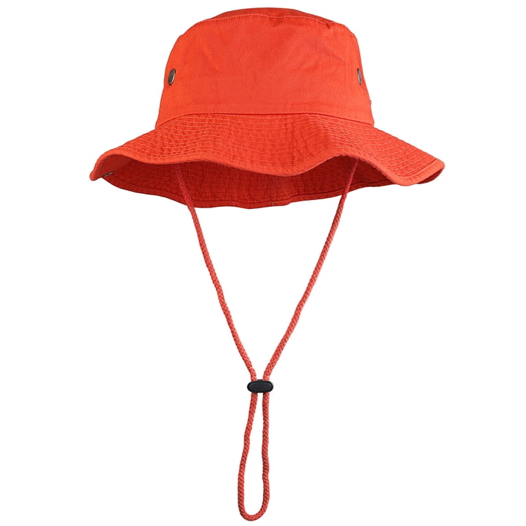 Wide Brim Hiking Fishing Safari Boonie Bucket Hats 100  display picture 1
