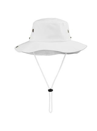 Mens Womens Summer Boonie Bucket Hat 100% Cotton Sun Safari