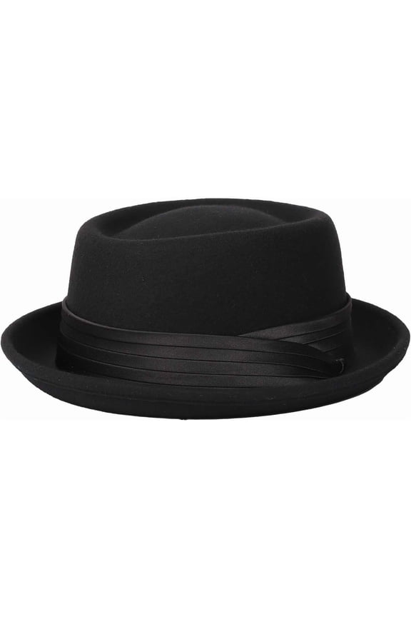 Wide Brim Pork Pie Hat   elt Hats  Porkpie Derby edora