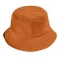 thumbnail image 1 of Wide Brim Round Dome Sunscreen Bucket Hat Unisex Summer Solid Color Fisherman Hat Fashion Accessories, 1 of 7