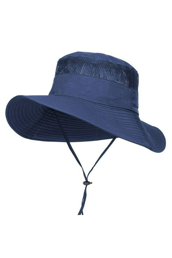 Wide Brim S Hat UV Protection Buet For Hiking Cam Men New L6S6