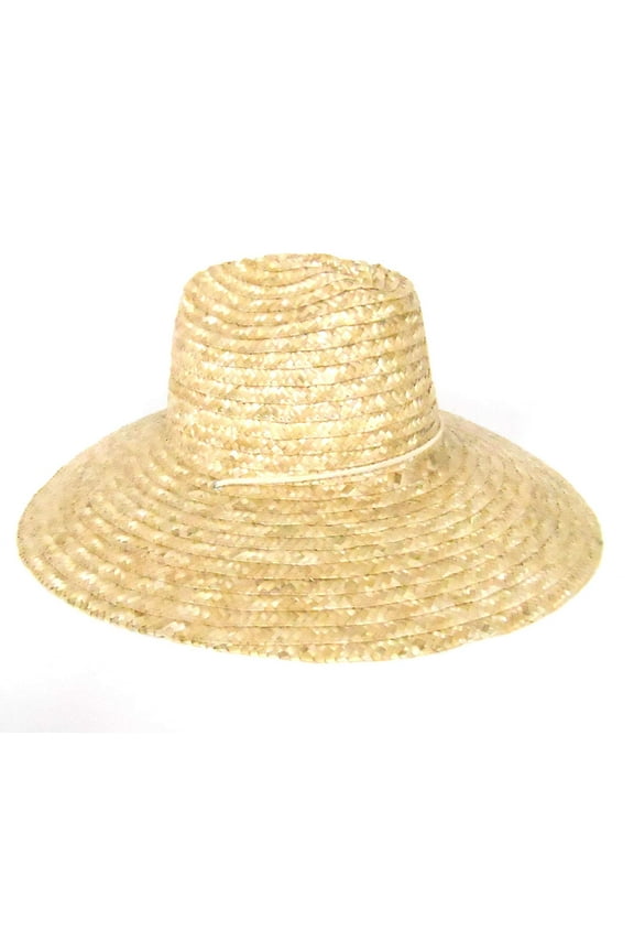 Wide Brim Shade Hat Universal Fit Beach Straw Hat Lifeguard Hat
