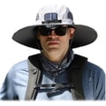 thumbnail image 1 of Wide Brim Solar Fan Outdoor Fishing Hat-Solar & USB Charging, Garden Beach Fisherman Sun Hat, 1 of 8