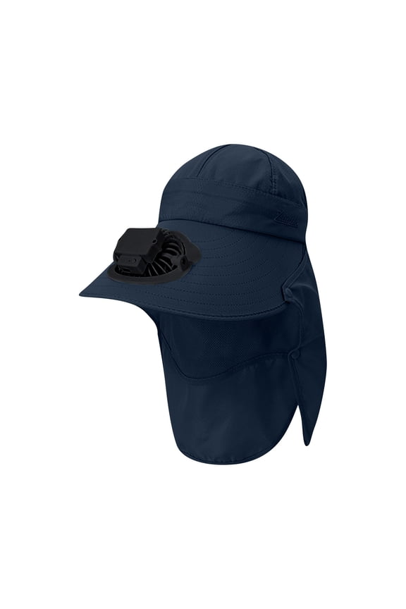 Wide Brim Solar Fan Sun Hat For Men Women, Breathable Sun Protection Cooling Cap, For Fishing Hiking Camping, Outdoor Summer Sun Hat