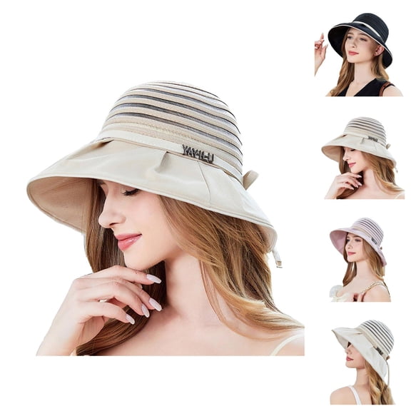 Wide Brim Straw Beach Hat for Women – UV Protection, Packable Sun Hat for Hiking, Vacation & Outdoor Fun, Stylish & Comfortable Design for Maximum Comfort & Protection from the Sun