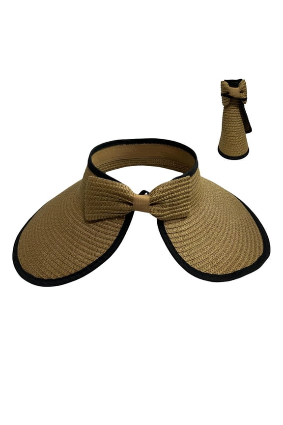 Wide Brim Sun Hat for Summer Outdoor Travel Beach Visor with Bow Elegant Sun Cap Camping Hats for Women Bag for Women Beach Womens Sunhats Wide Fedora Hat Women Hat Stylish Birding Hats for