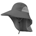 thumbnail image 1 of Wide Brim Sun Hat With Neck Flap And Mesh Sides For UV Protection Outdoor Activities, 1 of 7