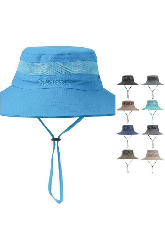 Wide Brim Sun Hat for And UPF 50+ Breathable Summer Outdoor Sun Cap for Beach Gardening Travel Outrigger Hat