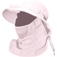 thumbnail image 1 of Wide Brim Sun Hat for Women Uv Protection, 2026 Fishing Hat with Neck Flap & Solar Fan, Breathable Sun Protection Hat, 1 of 11