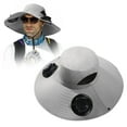 thumbnail image 1 of Wide Brim Sun Hat with Solar Fan - UPF 50+ UV Protection Cooling Bucket Hat - USB Rechargeable Fan for Outdoor Activities & Summer Wear, 1 of 7