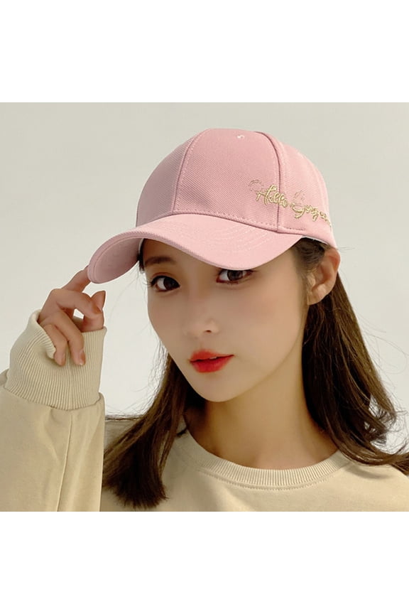 Wide Brim Sun Hat with UV Protection, Breathable Cotton Baseball Cap, Adjustable Fit Unisex Summer Hat for Outdoor Sports, Hiking, Beach, Gardening