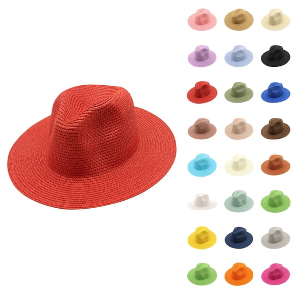 Wide Brim Sun Hats for Women UV Protection – Foldable Straw Hat with Ponytail Hole, Packable Beach Hat, Floppy Hat for Travel, Pool, Gardening, Hiking, Summer Outdoors