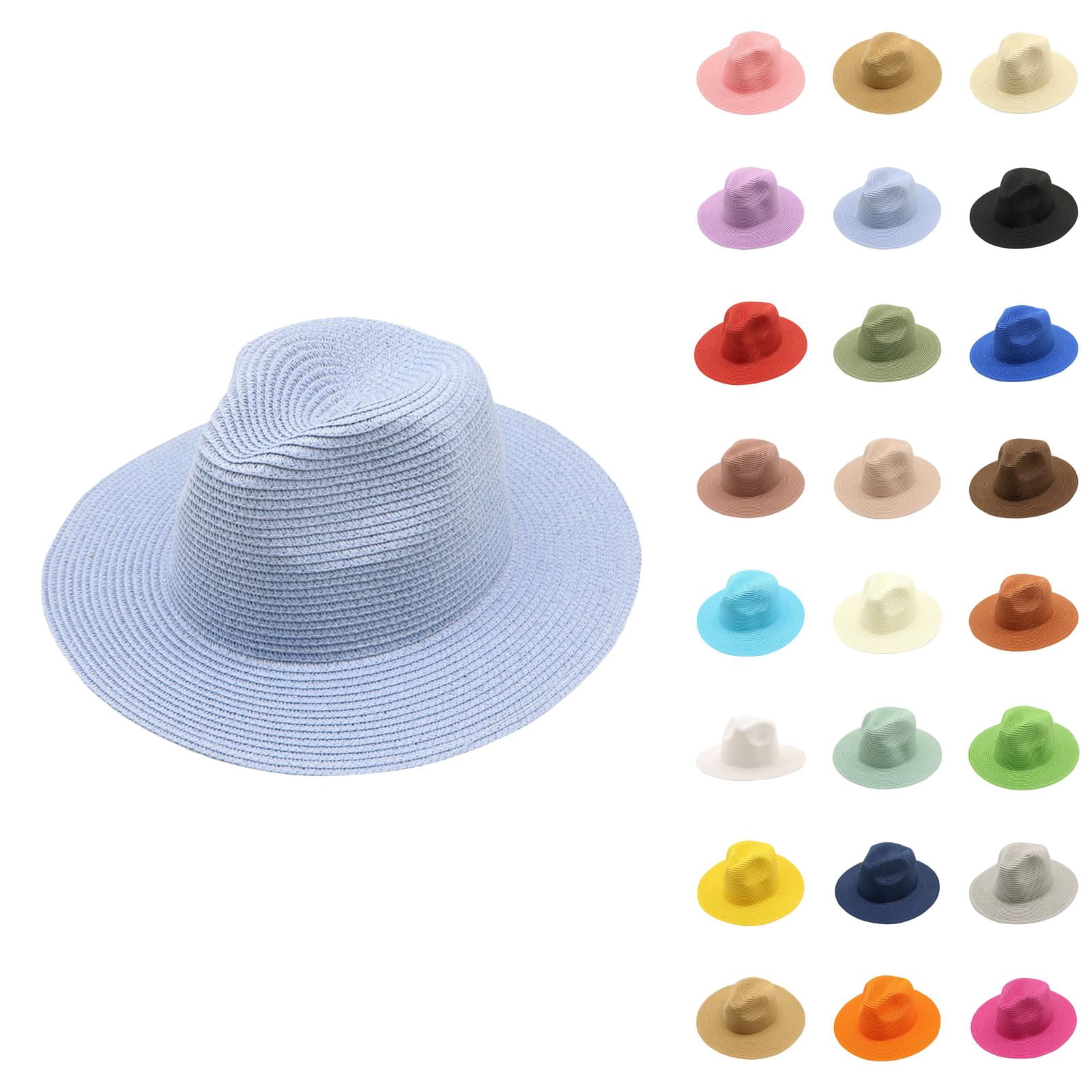 Wide Brim Sun Hats for Women UV Protection – Foldable Straw  display picture 3