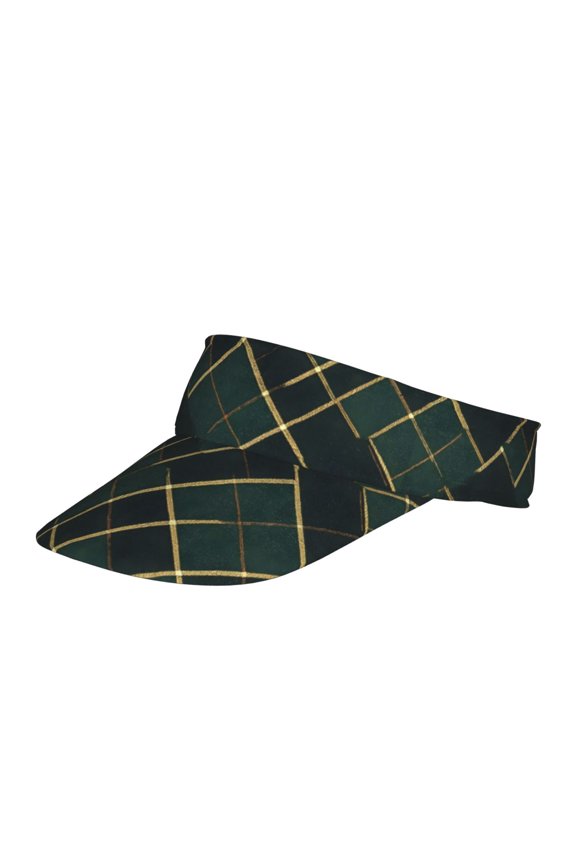 Wide Brim Sun Protection Empty Top Hat Durable Sun Protection With Widened Brim Suitable For A Wide Range Of Men And Women Green Buffalo Plaid Check Tartan Scotland_3
