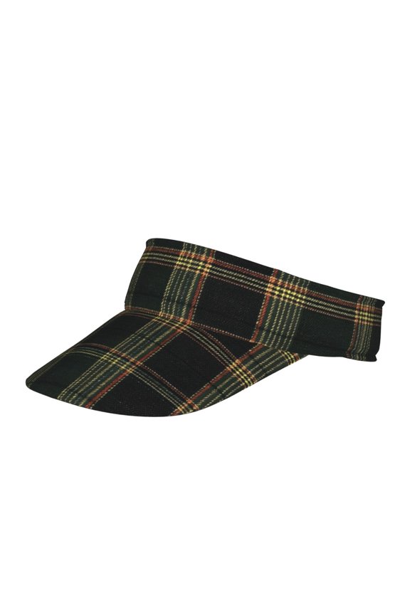 Wide Brim Sun Protection Empty Top Hat Durable Sun Protection With Widened Brim Suitable For A Wide Range Of Men And Women Springgreen Buffalo Plaid Check Tartan Scotland_99154_3