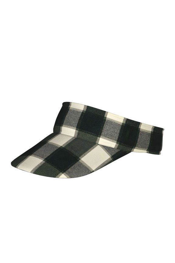 Wide Brim Sun Protection Empty Top Hat Durable Sun Protection With Widened Brim Suitable For A Wide Range Of Men And Women Springgreen Buffalo Plaid Check Tartan Scotland_99154_1