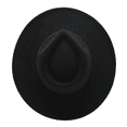 thumbnail image 1 of Wide Brim Vegan Felt Rancher Hat - Women, Men, and Kids Fedora Style with Adjustable Inner Drawstring, 1 of 4