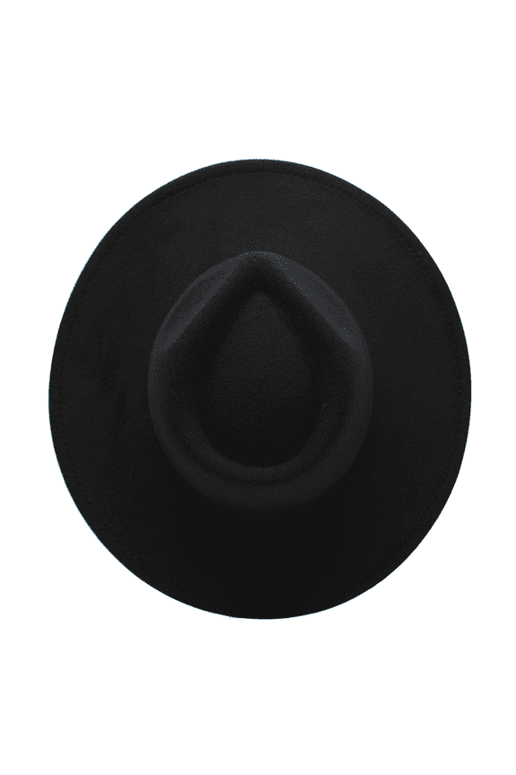 Wide Brim Vegan Felt Rancher Hat - Women, Men, and Kids Fedora Style with Adjustable Inner Drawstring
