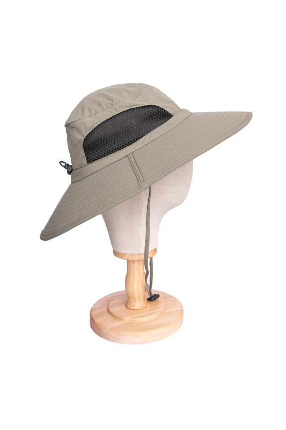 Wide Brim Vented Boonie w/ Adjustable Chin Strap